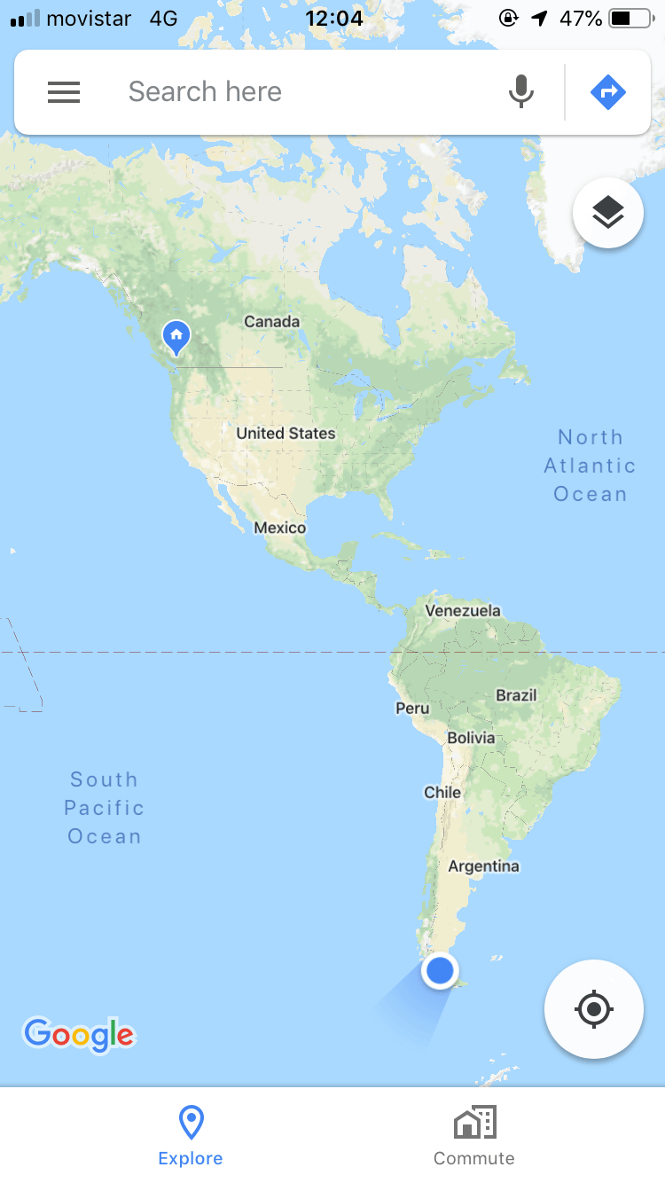 south
